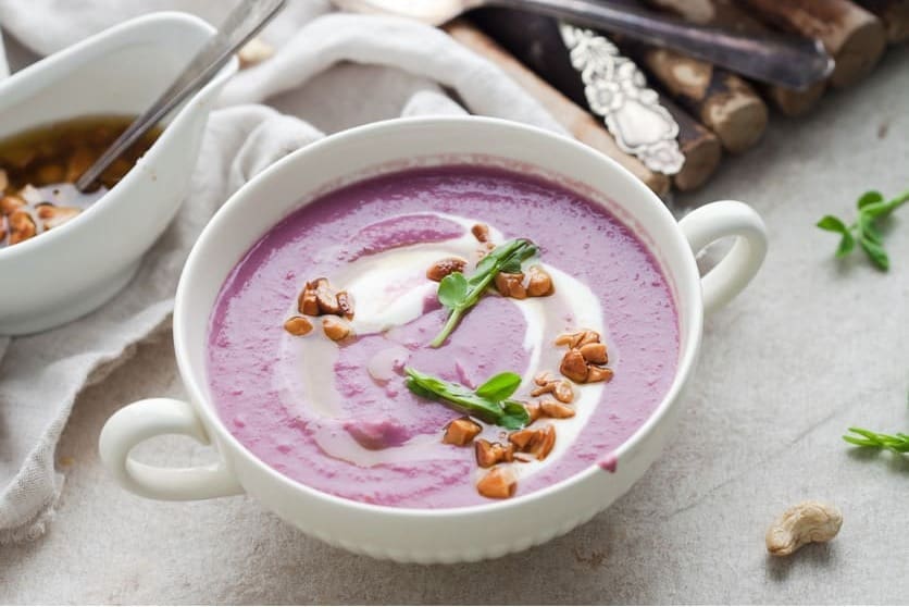 The Best Purple Sweet Potato Soup